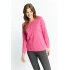 Dámsky sveter QNS0390-004 Dark Pink - Monnari