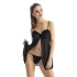 Babydoll & tangá SL020 black - Roxie Luve