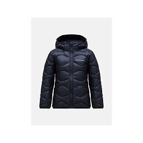 Bunda Peak Performance Jr Helium Down Hood Jacke, čierna Bunda Peak Performance Jr Helium Down Hood Jacke, čierna