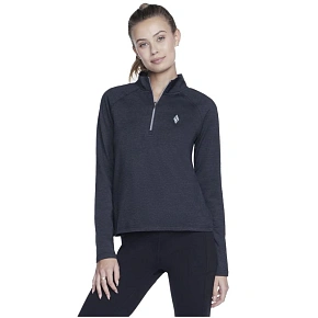 Skechers Skech-Knits Ultra Go 1/4 Zip LT4-BKCC Čierna L Skechers Skech-Knits Ultra Go 1/4 Zip LT4-BKCC Čierna L