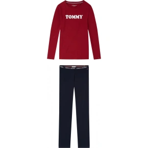 Pánske pyžamo UW0UW01929-0WG červenomodrá - Tommy Hilfiger