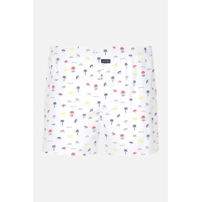 Pánske šortky 315200H 10A biele so vzorom - Jockey