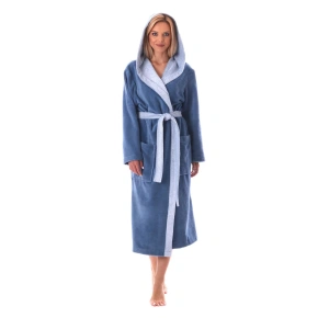 Unisex župan Tampa duo s kapucňou 3959 5456 denim - Vestis