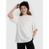 Dievčenské tričko oversize s potlačou 4F 4FJRAW25TTSHF2935-11S