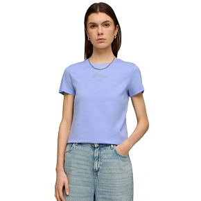 Dámske tričko Puma ESS Script Tee purple 691760 60
