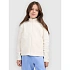 Dievčenský bežný fleece s kapucňou 4F 4FJRSS26TFLEF507-11S