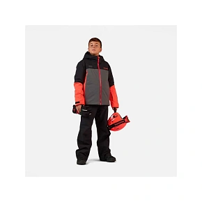 Detská lyžiarska bunda ROSSIGNOL Jr Hero Velika Insulated Jkt, čierna Detská lyžiarska bunda ROSSIGNOL Jr Hero Velika Insulated Jkt, čierna