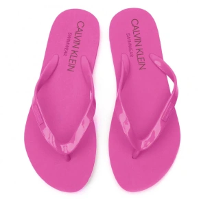 Šľapky KW0KW00395-VCN fialová - Calvin Klein