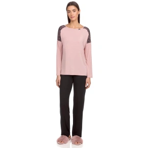 Vamp - Dvojdielne dámske pyžamo 15207 - Vamp pink zephyr xxl