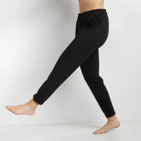 Dievčenské juniorské tepláky JOGGING D0C8P Black - DIM