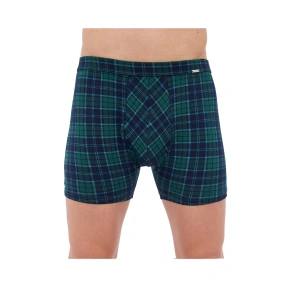 Pánske tmavozeleno-modré boxerky Cornette Prime 904/121 - Cornette