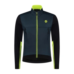 Rogelli zimná bunda CADENCE modro-čierna-fluor M