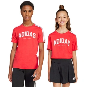 Adidas Codes Detské tričko Collegiate Graphic red JI6673 Adidas Codes Detské tričko Collegiate Graphic red JI6673