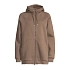 Dámska mikina CASALL Easy Oversized Zip Hoodie, hnedá farba