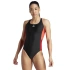 Dámske jednodielne plavky 3 Stripes CB W HY5893 Black/Red - Adidas