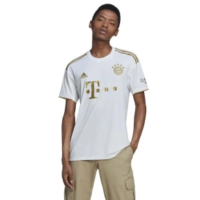 Pánske tričko FC Bayern JSY M HI3886 White with gold - Adidas