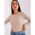 Béžová pruhovaná blúzka BASIC FEEL GOOD (RV-BZ-9207.41X)