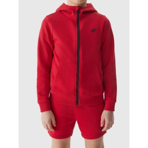 Chlapčenská mikina na zips s kapucňou 4F Junior