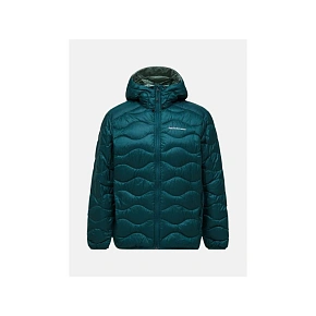 Pánska péřová bunda PEAK PERFORMANCE M Helium Down Hood Jacket, zelená farba Pánska péřová bunda PEAK PERFORMANCE M Helium Down Hood Jacket, zelená farba