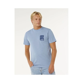 Pánske tričko RIP CURL Keep On Trucking Ss Tee, modré Pánske tričko RIP CURL Keep On Trucking Ss Tee, modré