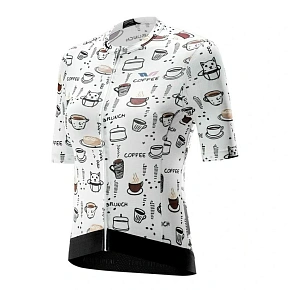 Dámsky cyklistický dres Rockbros 15110005003 s krátkym rukávom, veľkosť S – biely