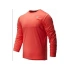 Pánske funkčné tričko s dlhým rukávom MT93182 červeno-oranžová - New Balance