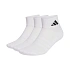 Adidas Cushioned Sportswear členkové ponožky 3P biele JZ0523