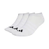 Adidas Thin&Light Sportswear No Show ponožky 3 páry biele JZ0534