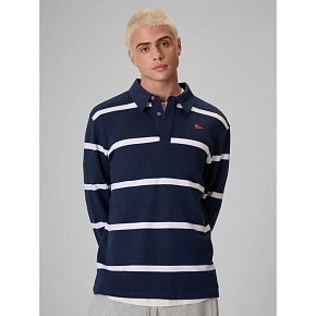 Pánske polo tričko s dlhým rukávom, voľný strih, 4F 4FRSS26TLONM675-31S Pánske polo tričko s dlhým rukávom, voľný strih, 4F 4FRSS26TLONM675-31S
