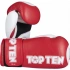 Boxerské rukavice TOP TEN STAR-XLP 10 oz červené