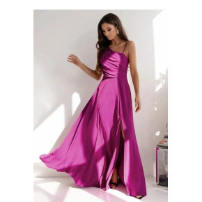 Dlhé šaty 001420 fuchsiová - With You