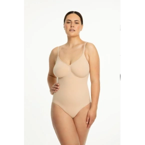 Dámske zoštíhľujúce body bez švov 421 Beige - Julimex