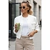 Dámska bunda bomber TY4305 off-white - FashionStreet