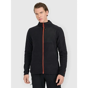 Polartec regular pánsky fleece 4F 4FWAW25TFLEM333-020S Polartec regular pánsky fleece 4F 4FWAW25TFLEM333-020S