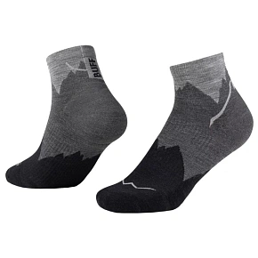 BUFF Merino Lightweight Quarter Socks 137792999 Čierne 36–38