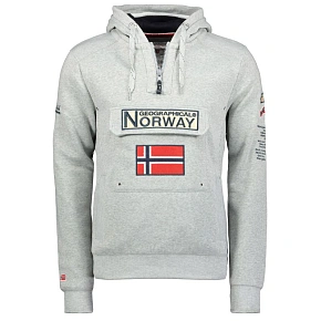 Bluza męska Geographical Norway GYMCLASS BGREY DB GTX  MEN 054 (WW2844H/GN-BLENDED GREY)