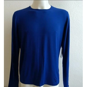 Pánske tričko s dlhým rukávom 714753030001 blue - Ralph Lauren
