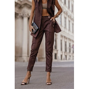 Dámske nohavice Kiara model 218577 brown - LaBalancia