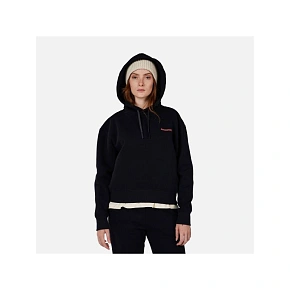 Dámska mikina ROSSIGNOL W WATERFALL H RELAX SWEATSHIRT, čierna, dámska Dámska mikina ROSSIGNOL W WATERFALL H RELAX SWEATSHIRT, čierna, dámska