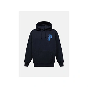 Pánska mikina PEAK PERFORMANCE M Terry Graphic Hood, čierna Pánska mikina PEAK PERFORMANCE M Terry Graphic Hood, čierna