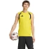 Pánske tričko adidas Tiro 26 Competition Sleeveless Jersey, žlté, KA7615