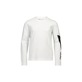 Tričko POC L/S Tee Jr, biele
