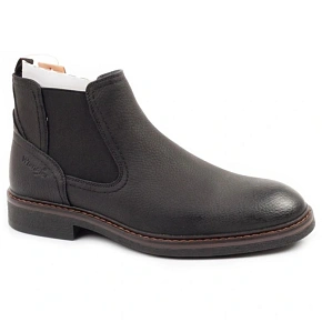 Wrangler – pánska obuv, členkové topánky Toby, elegantné, módne, bez šnurovania Wrangler – pánska obuv, členkové topánky Toby, elegantné, módne, bez šnurovania