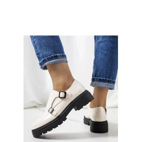 Dámske poltopánky 210007BE-LA Ecru s čiernou - La.Fi Laura