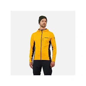 Pánska mikina ROSSIGNOL BLACKSIDE MIX FZH FLEECE, žltá