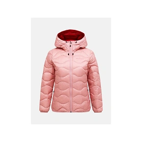 Dámska péřová bunda PEAK PERFORMANCE, model Helium Down Hood Jacket, ružová farba Dámska péřová bunda PEAK PERFORMANCE, model Helium Down Hood Jacket, ružová farba