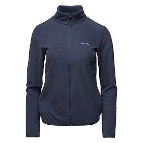 Dámska fleecová mikina Damis II FULL ZIP W 92800621589 tmavomodrá - Hi-Tec