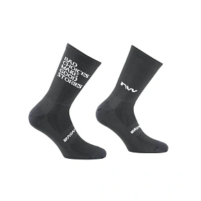 Cyklistické ponožky NORTHWAVE Bad Choices Sock, čierne
