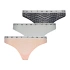Dámske čipkované tangá 3 Pack UW0UW02524-0TX - Tommy Hilfiger