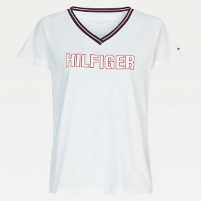 Dámske tričko s krátkym rukávom UW0UW02983-YBR - Tommy Hilfiger